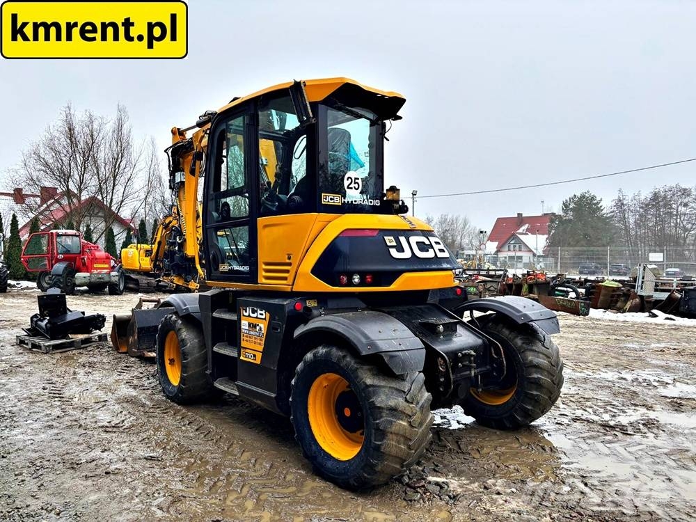 JCB HD110WT 4F HYDRADIG KOPARKA KOŁOWA Z ENGCONEM 2021 Lastik tekerli ekskavatörler