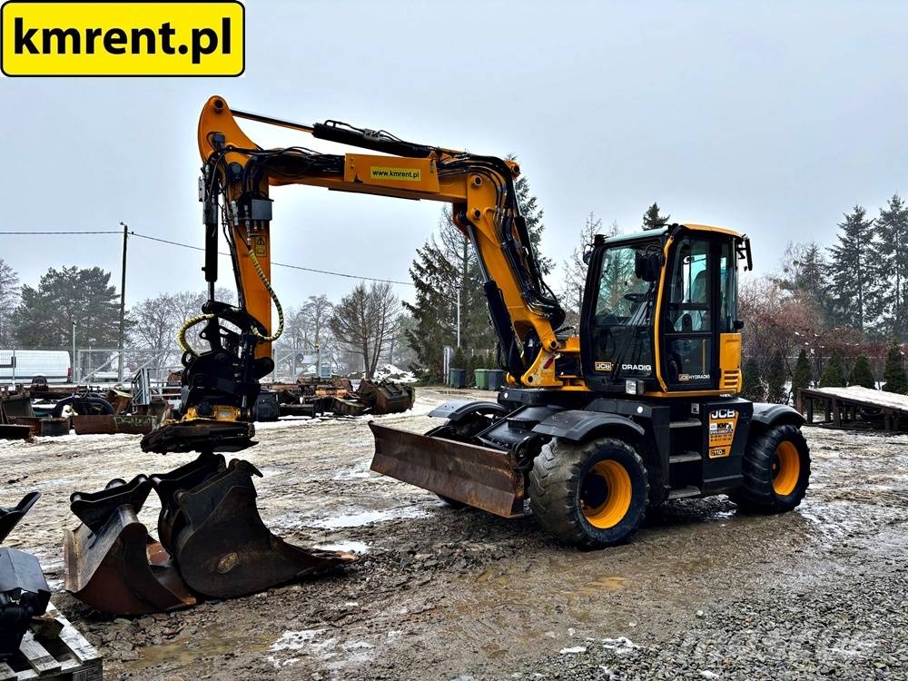 JCB HD110WT 4F HYDRADIG KOPARKA KOŁOWA Z ENGCONEM 2021 Lastik tekerli ekskavatörler