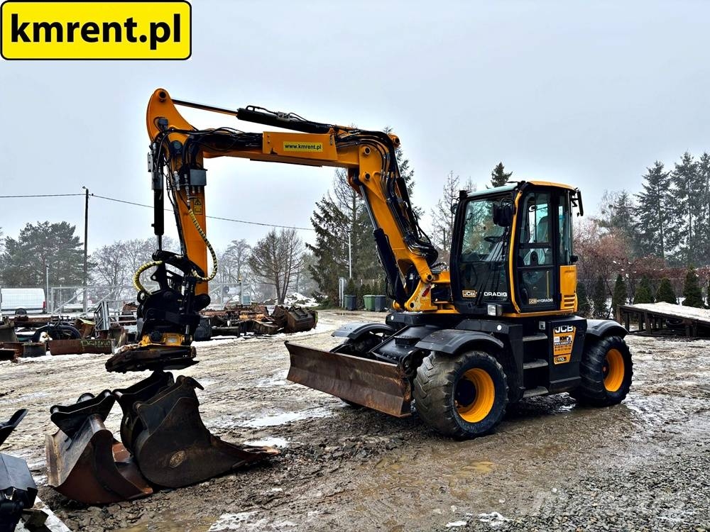 JCB HD110WT 4F HYDRADIG KOPARKA KOŁOWA Z ENGCONEM 2021 Lastik tekerli ekskavatörler