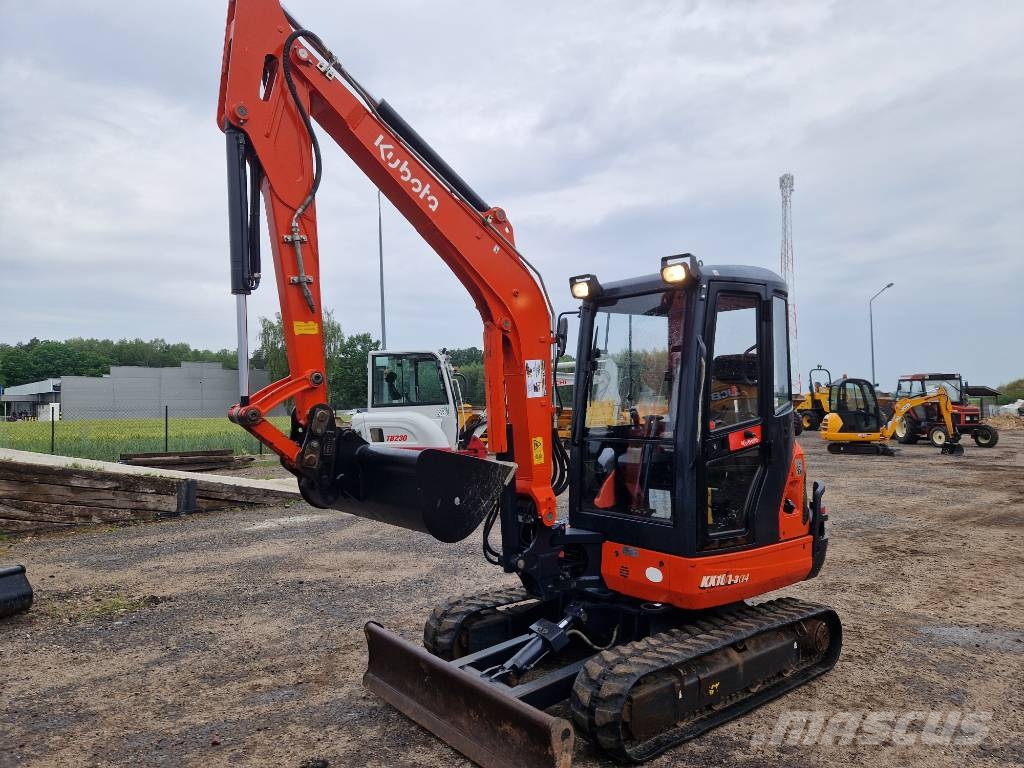 Kubota KX 101-3 alfa4 2018r 2300mtg waga 3,5tony Minikoparki