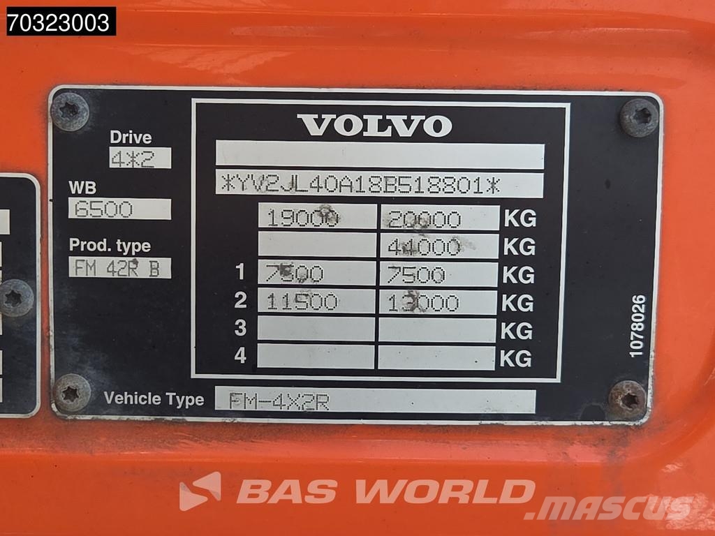 Volvo FM 300 4X2 6,50m Entre Ejes Euro 6 Automático Umpikorikuorma-autot