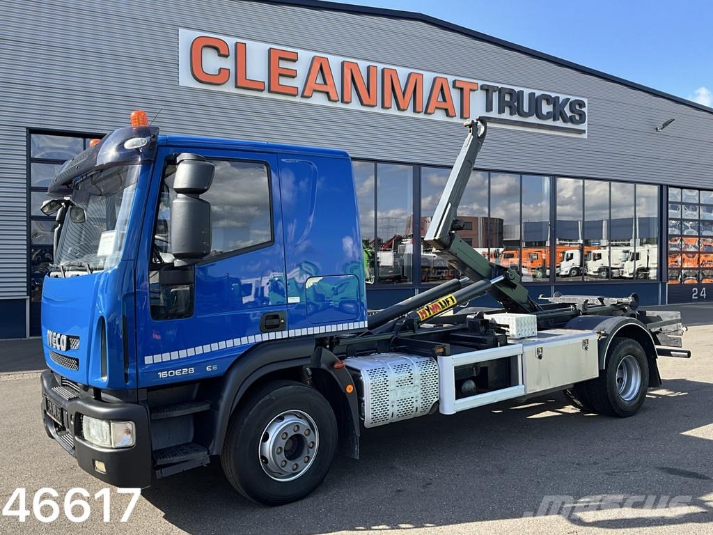 Iveco Eurocargo ML160E28 Euro 6 Hyvalift haakarmsysteem Treileri ar āķi