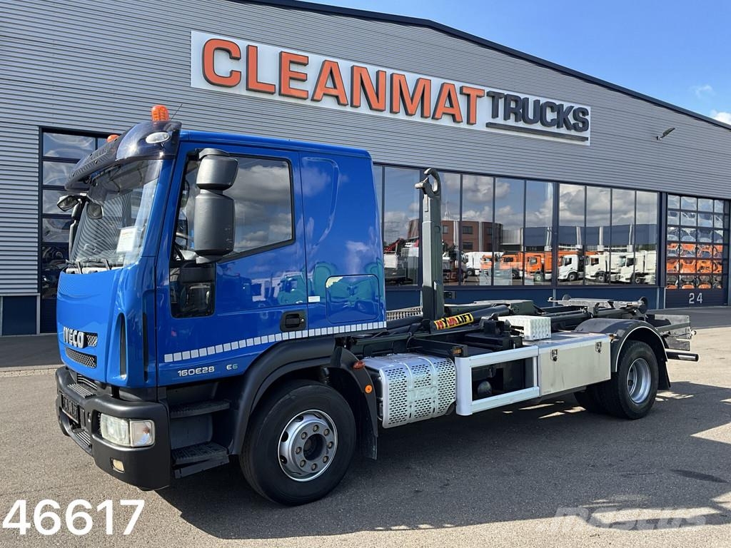 Iveco Eurocargo ML160E28 Euro 6 Hyvalift haakarmsysteem Treileri ar āķi