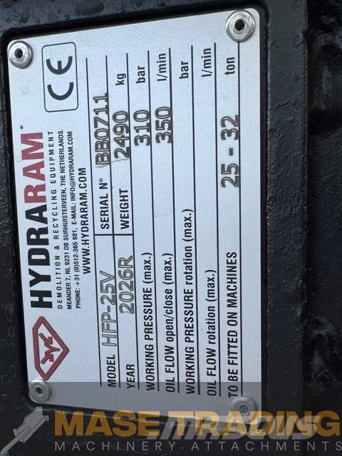 Hydraram HFP-25V | Vergruizer | Fixed Pulverizer | 25 ~ 35T Drobilice za građevinarstvo
