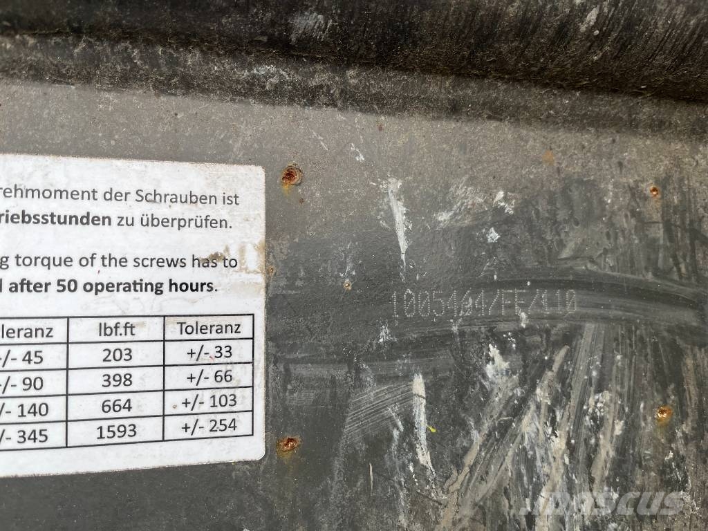 Fuhrmann Ladeschaufel mit hydr. Greifer 2m³ Other components