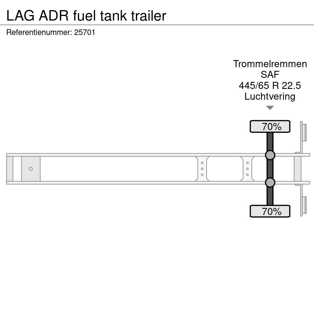 LAG ADR fuel tank trailer Tanker semi-trailers