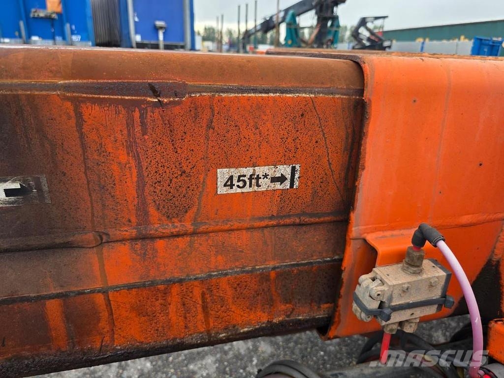 Pacton t3-010/ bpw drum Контейнерни полуремаркета