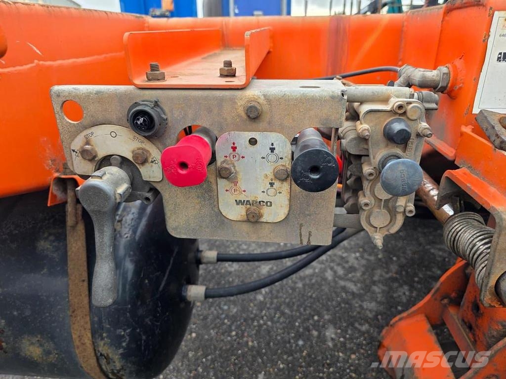 Pacton t3-010/ bpw drum Контейнерни полуремаркета