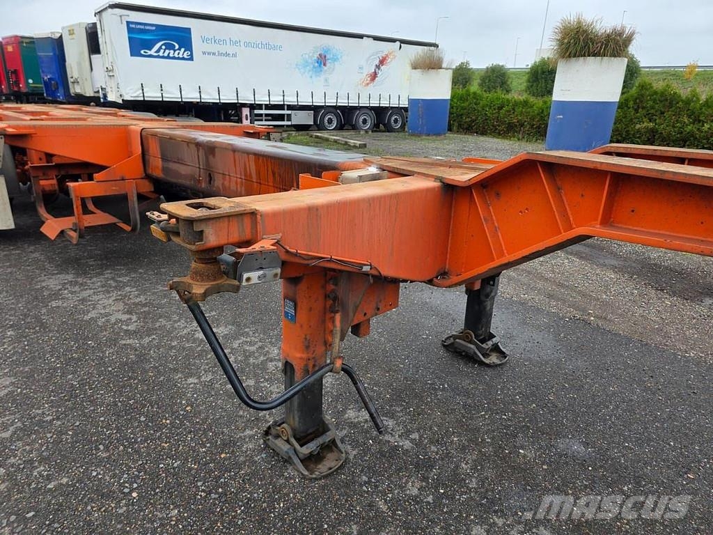 Pacton t3-010/ bpw drum Контейнерни полуремаркета
