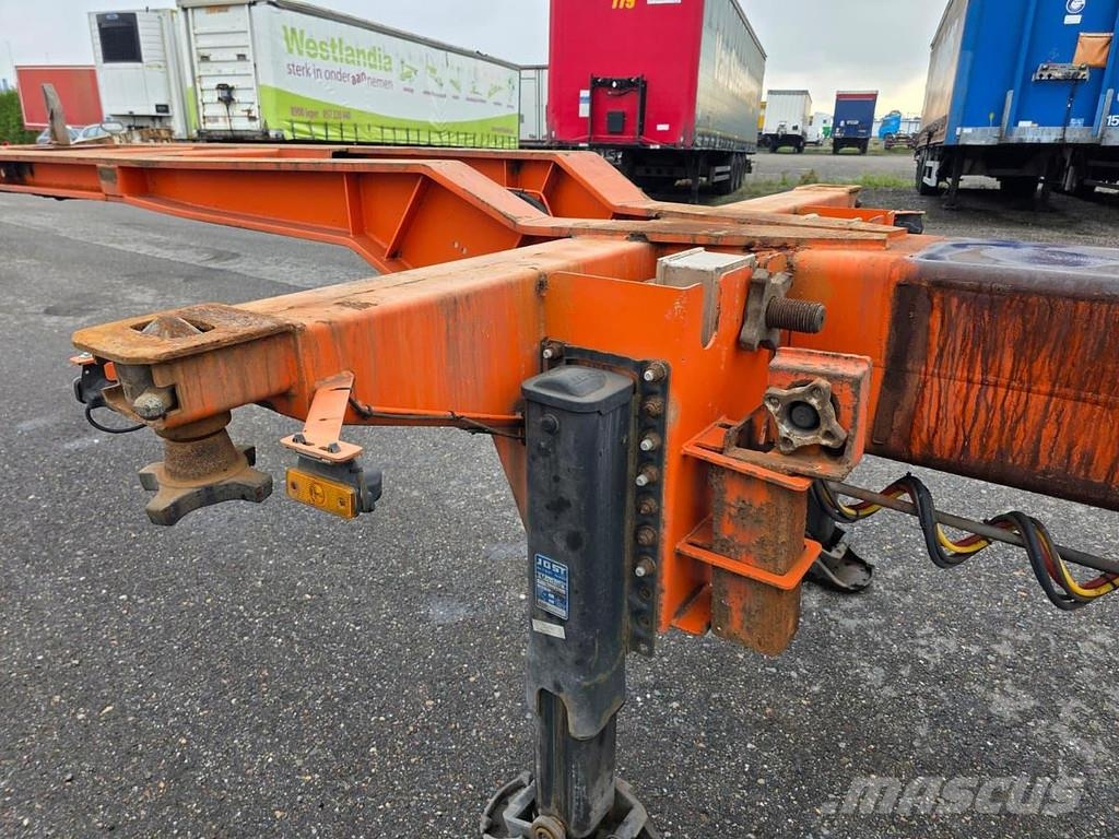 Pacton t3-010/ bpw drum Контейнерни полуремаркета