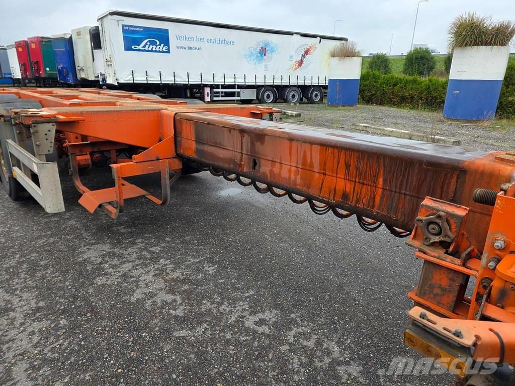 Pacton t3-010/ bpw drum Контейнерни полуремаркета