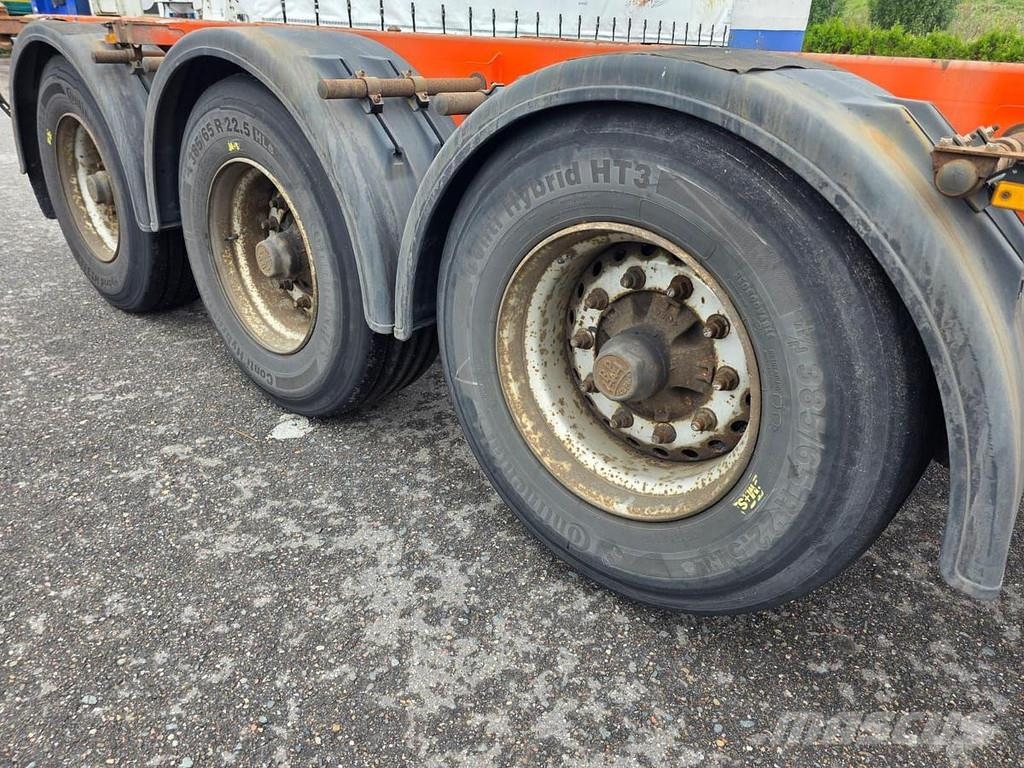 Pacton t3-010/ bpw drum Контейнерни полуремаркета