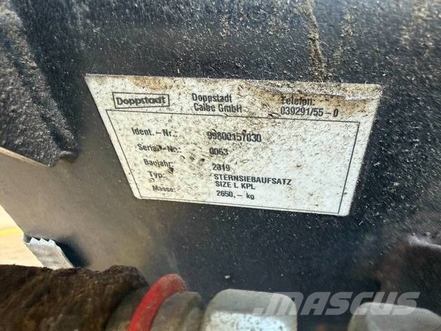 Doppstadt DST 800 Sternsieb 0-80mm / 0-100mm غرابيل