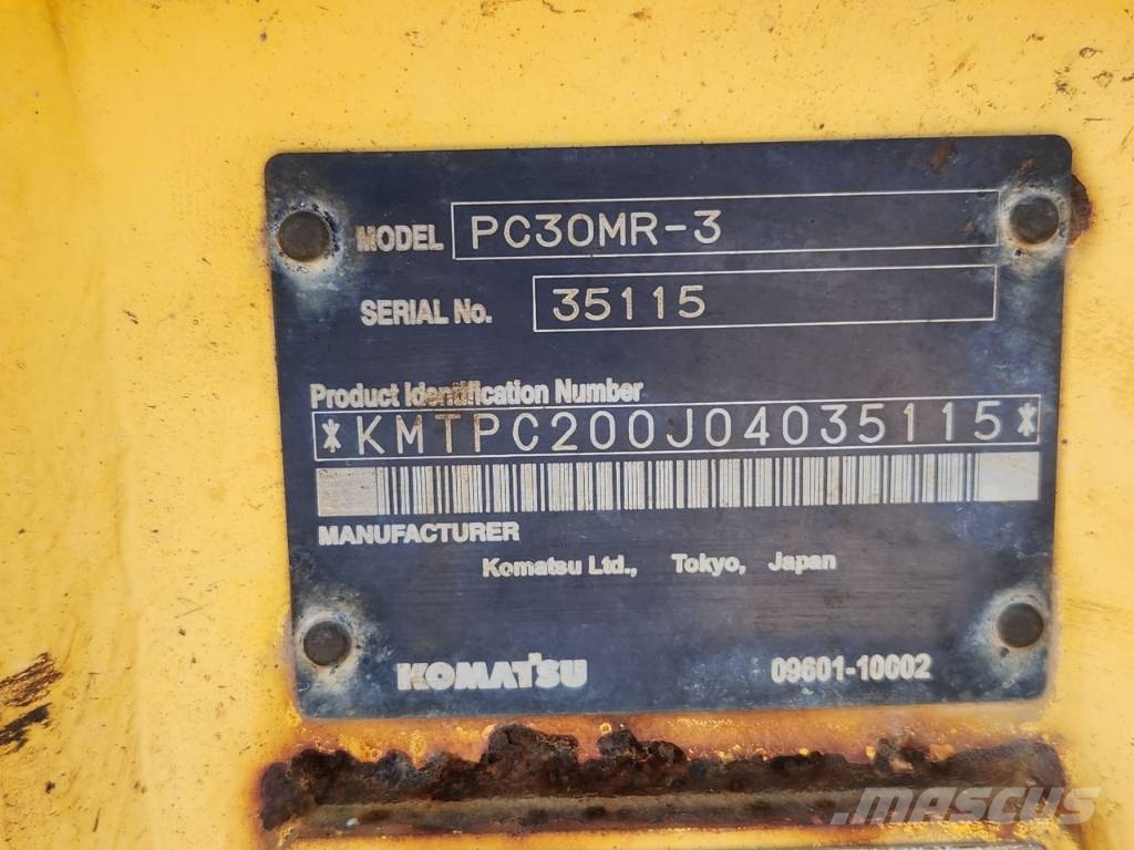 PC PC30MR‑3 Telakaivukoneet