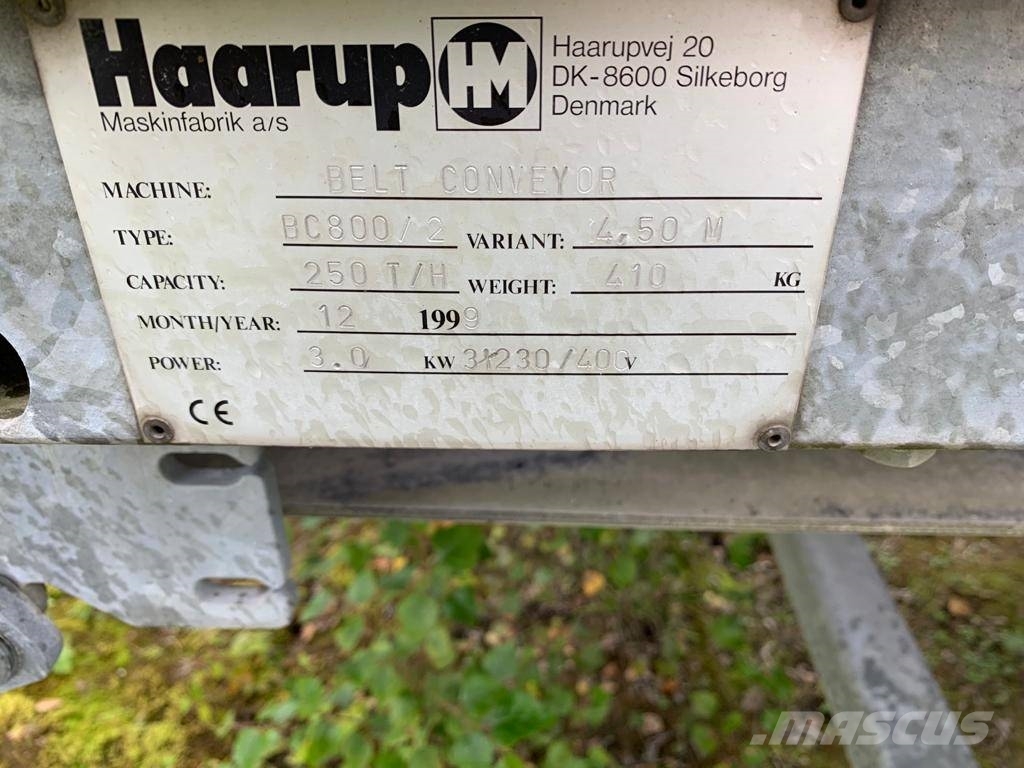 Haarup BC800/2 Akcesoria