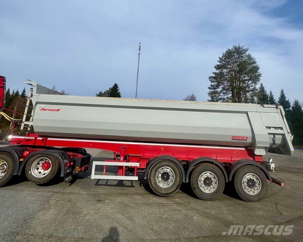 Langendorf kippi puoliperävaunu Tipper semi-trailers