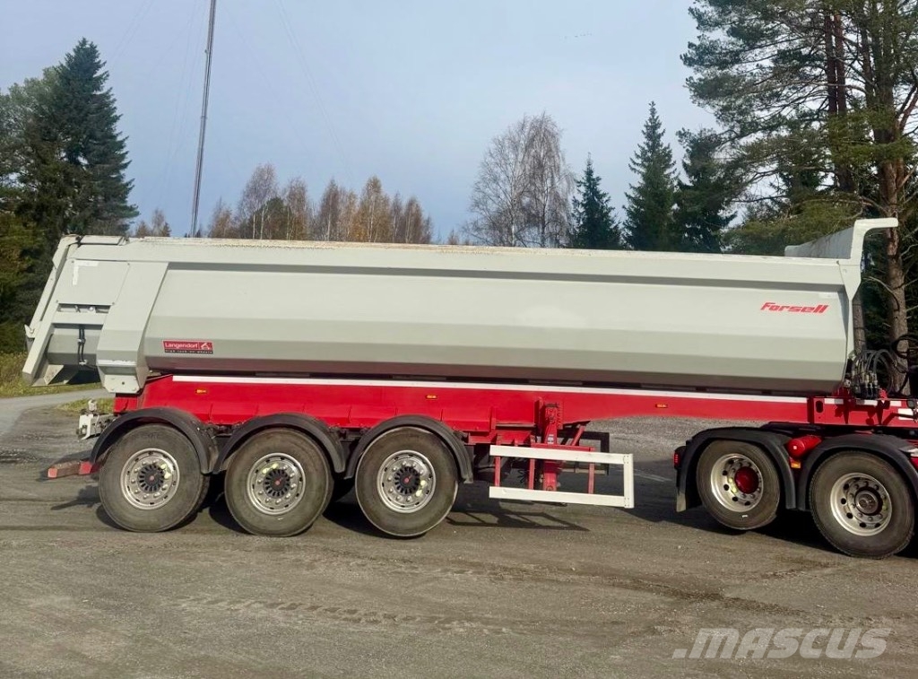 Langendorf kippi puoliperävaunu Tipper semi-trailers