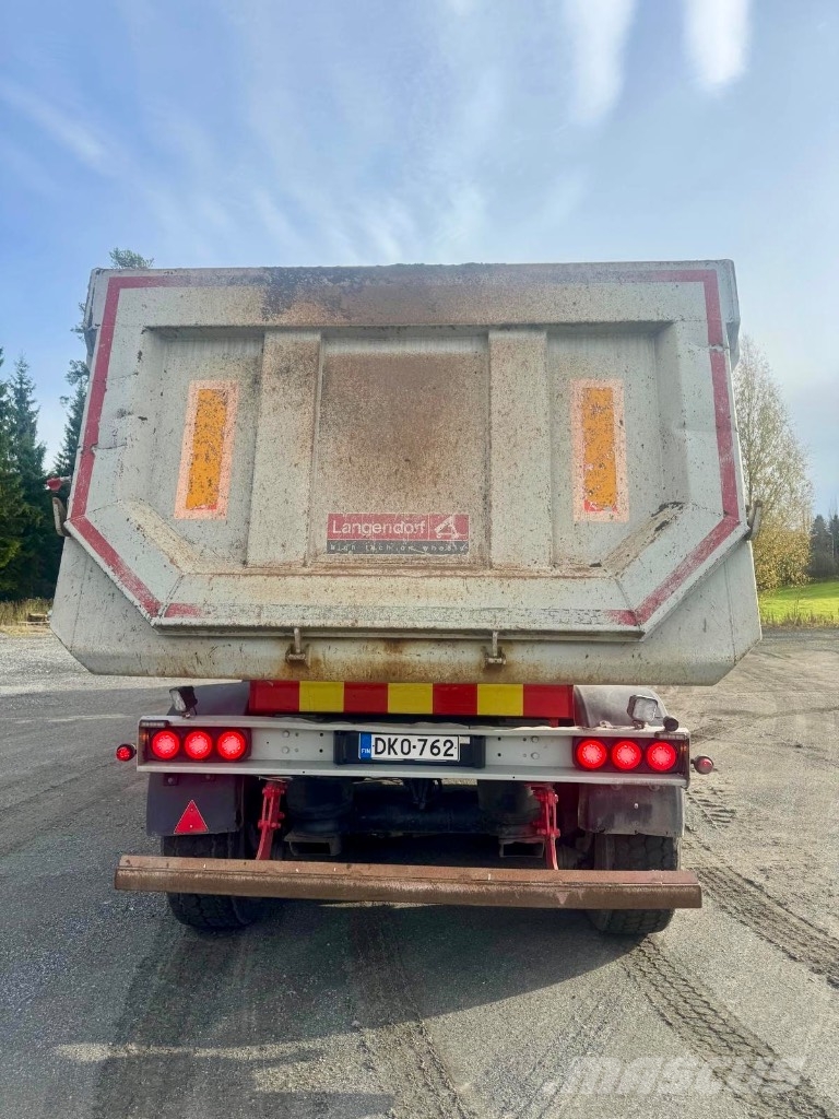 Langendorf kippi puoliperävaunu Tipper semi-trailers