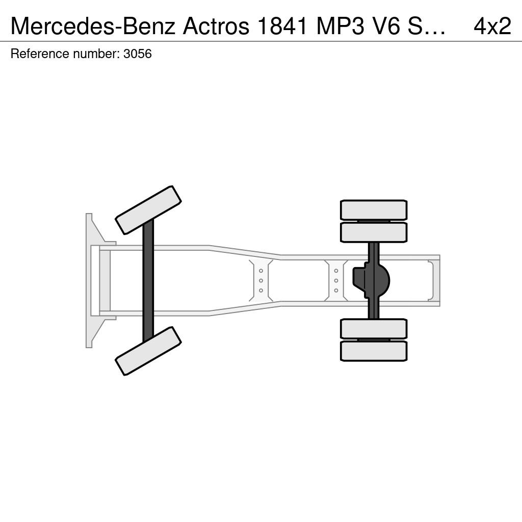 Mercedes-Benz Actros 1841 MP3 V6 Spoilers 2 Fuel Tanks Aircondit Tegljači