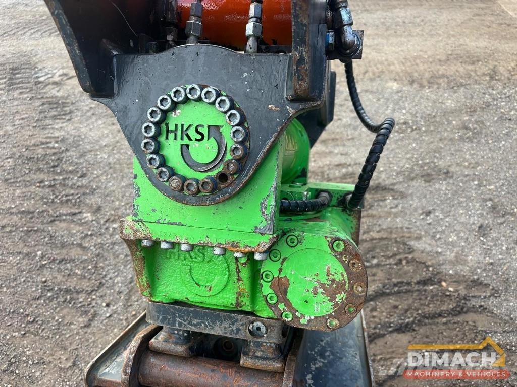 Hitachi ZX48U-6 air conditioning - HKS tiltrotator with bu Excavadoras especiales