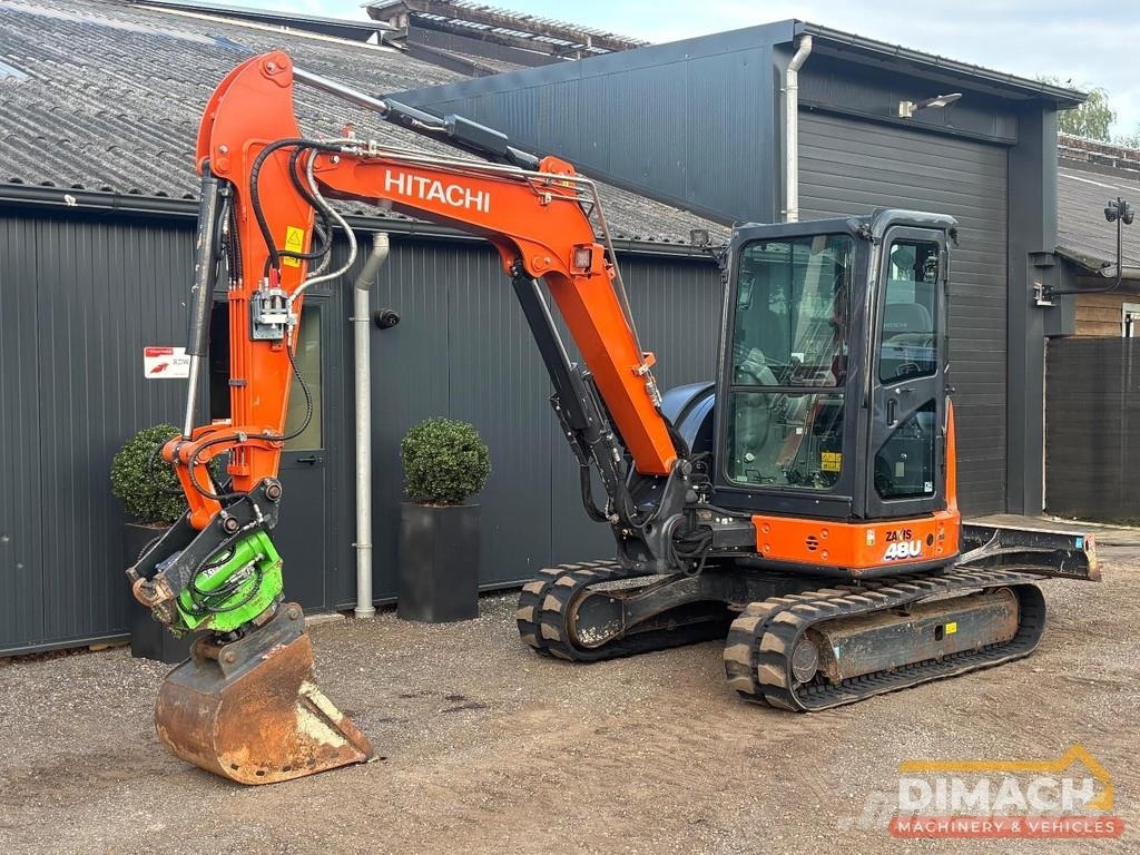 Hitachi ZX48U-6 air conditioning - HKS tiltrotator with bu Specijalni kopači