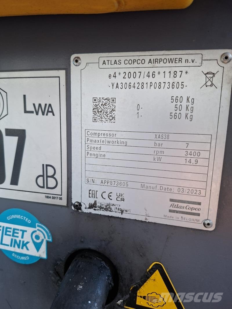 Atlas Copco XAS38KD Kmetijstvo - drugo