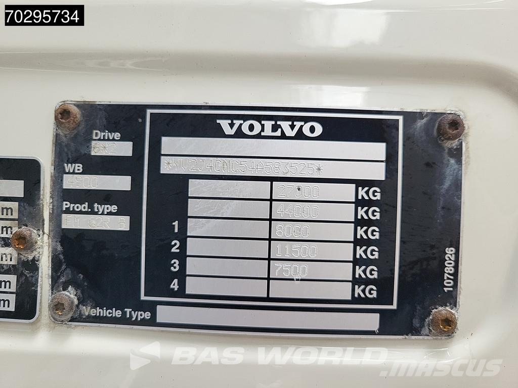 Volvo FM 380 FM 6X2 NL-Truck Beer tanker 13000Ltr Stainl شاحنات ذات صهاريج