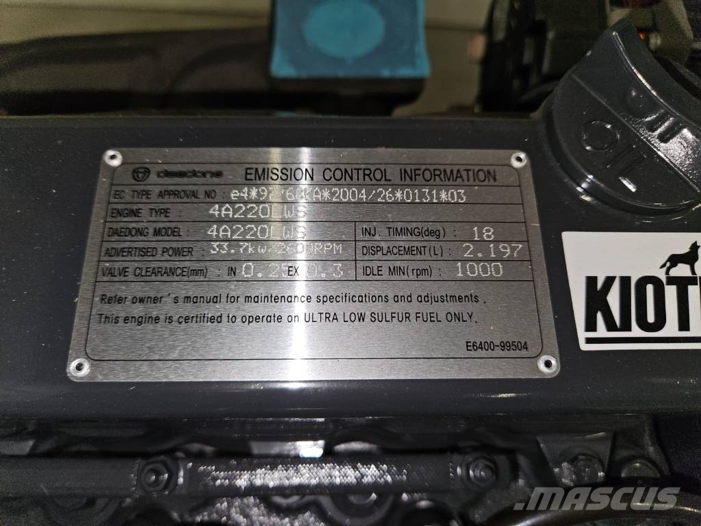 Kioti deadong 4A220LWS Deadong Motorok