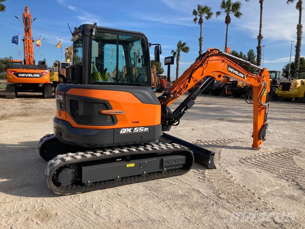 Develon DX 55 R-7 소형 굴삭기 7톤 미만