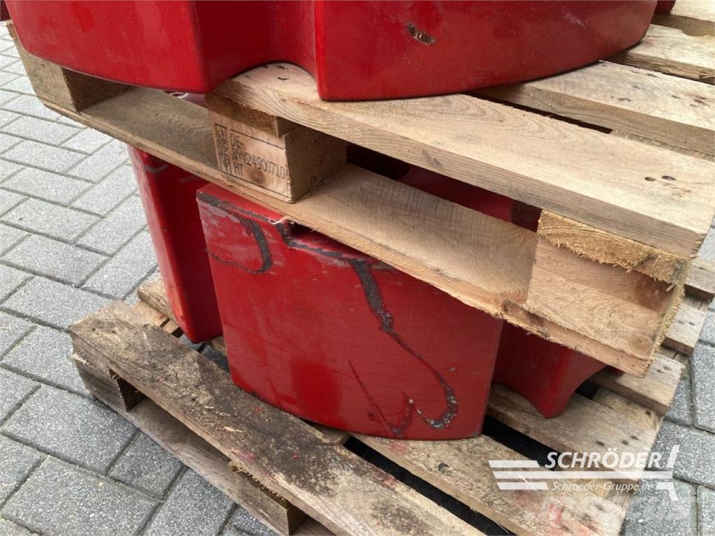 Fendt 2X 1000KG RADGEWICHTE BELASTUNGSGEWICHTE 이중 바퀴