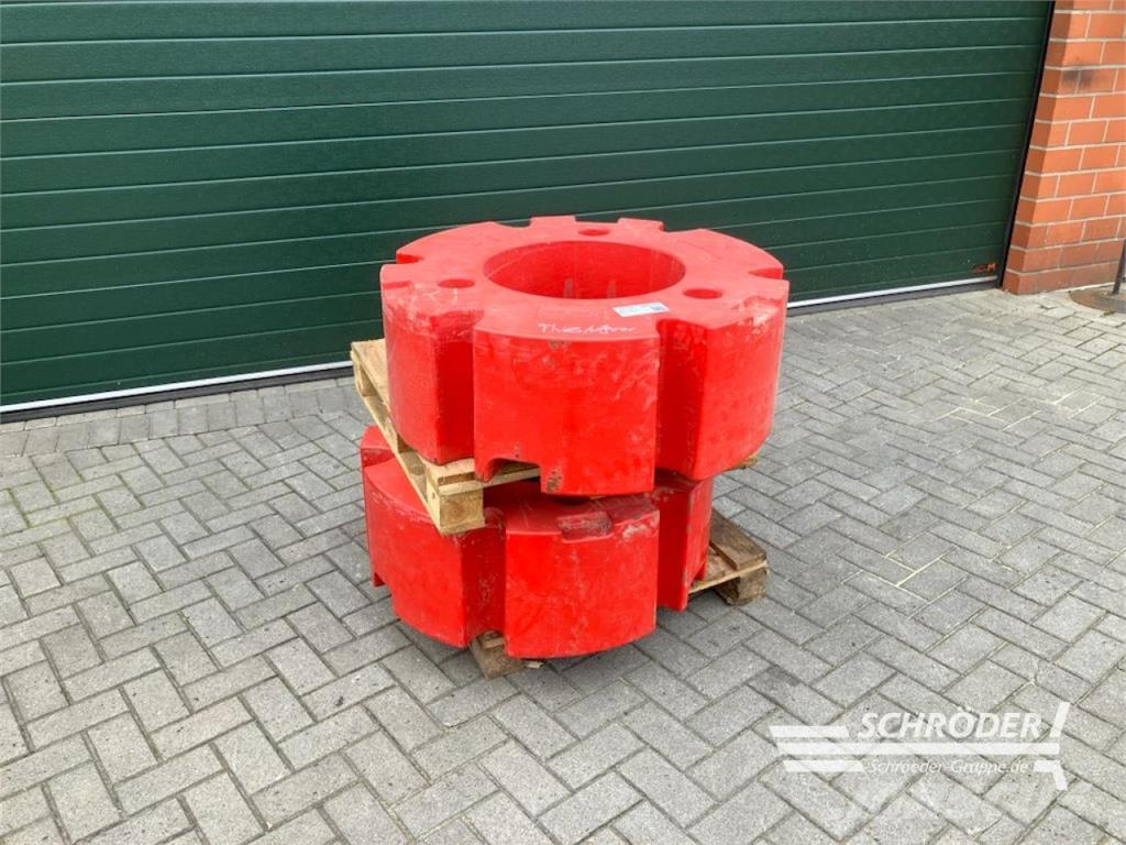 Fendt 2X 1000KG RADGEWICHTE BELASTUNGSGEWICHTE 이중 바퀴