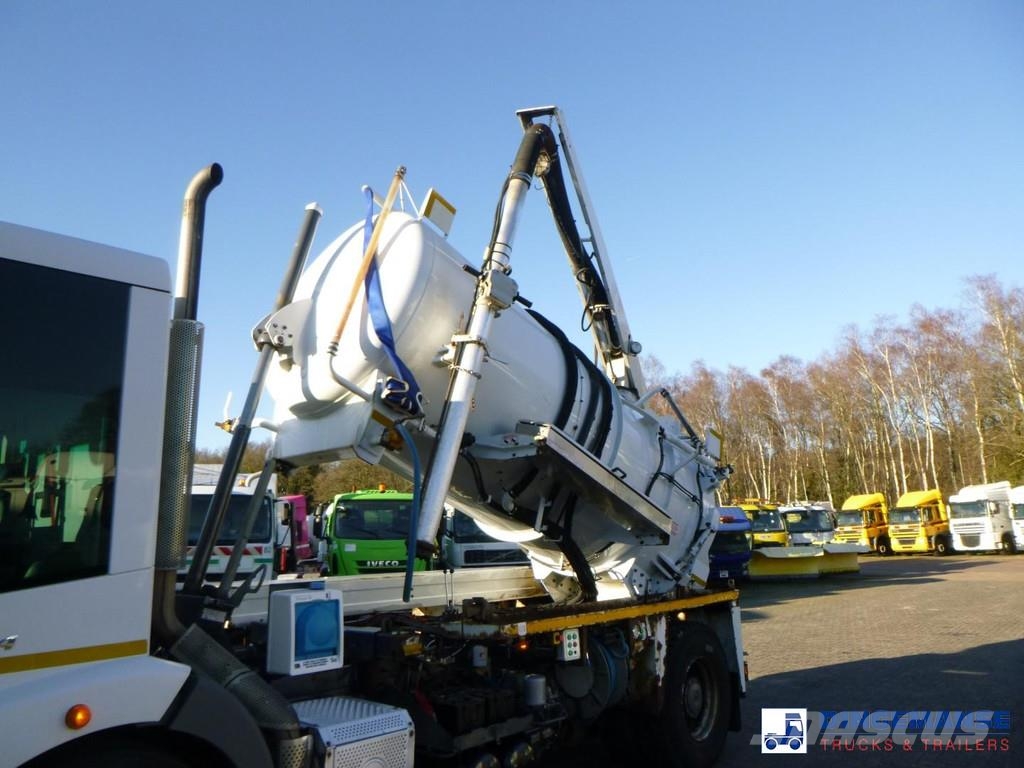 Mercedes-Benz Econic 1824 4x2 Whale vacuum tank 8.1 m3 Paine-/imuautot
