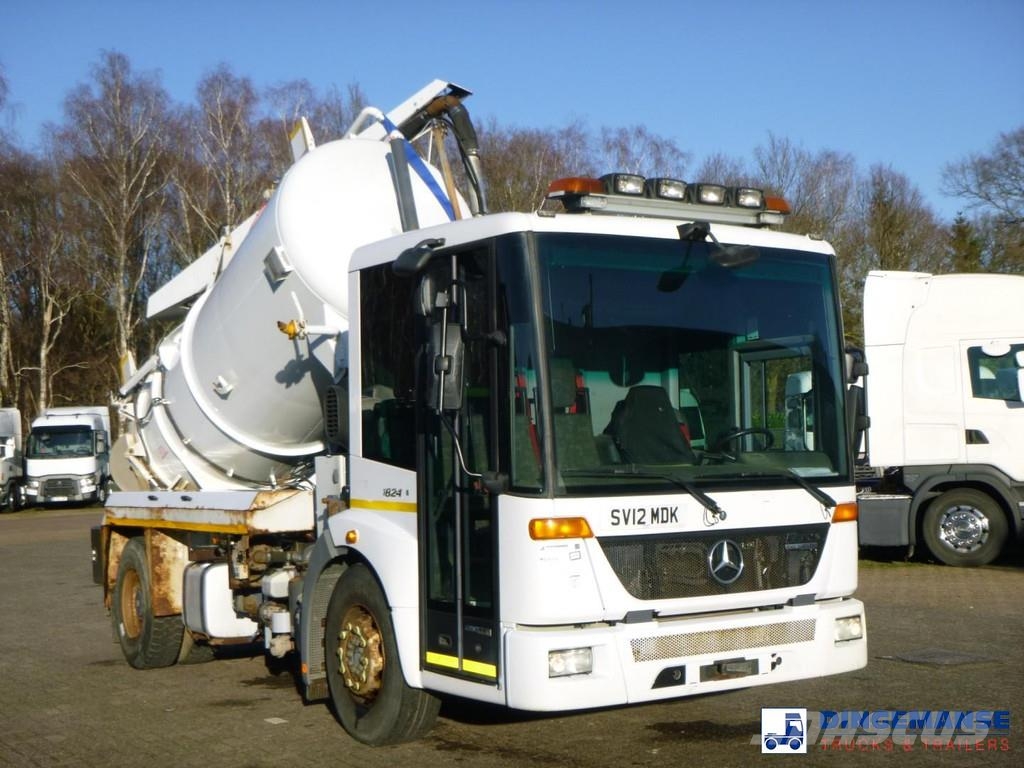Mercedes-Benz Econic 1824 4x2 Whale vacuum tank 8.1 m3 Paine-/imuautot