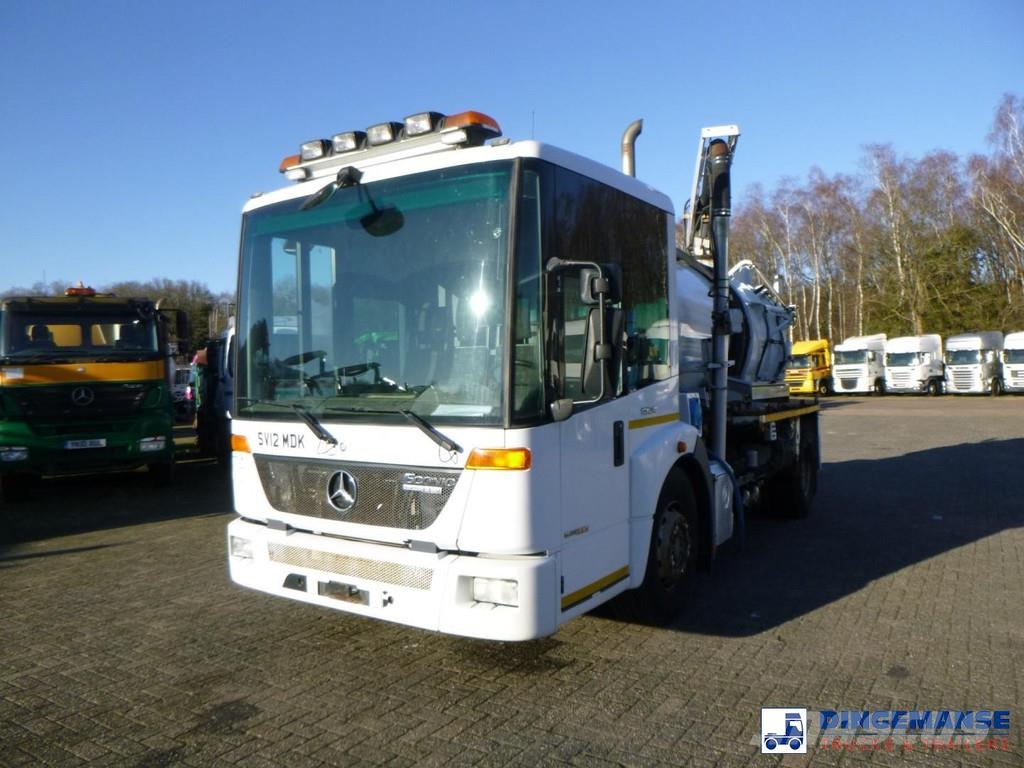 Mercedes-Benz Econic 1824 4x2 Whale vacuum tank 8.1 m3 Paine-/imuautot