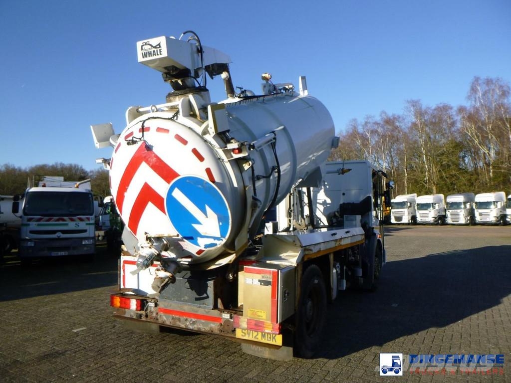 Mercedes-Benz Econic 1824 4x2 Whale vacuum tank 8.1 m3 Paine-/imuautot