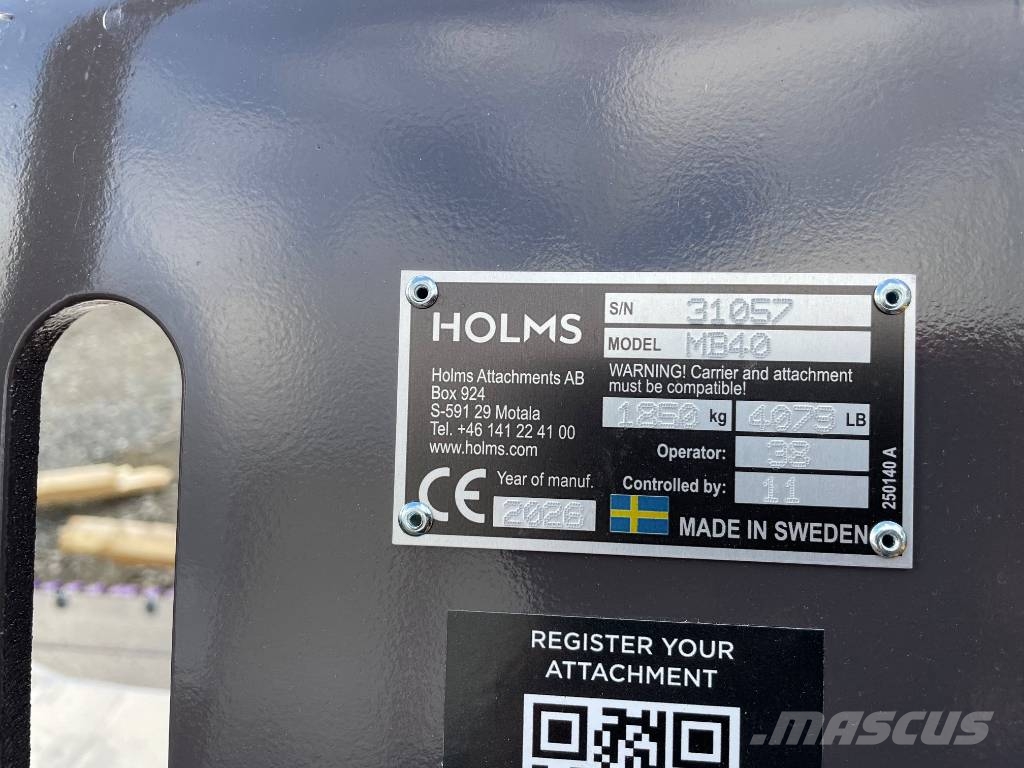 Holms NY Multiskopa MB40 - Klaffskopa, ST BM, Isrivare Wielladers