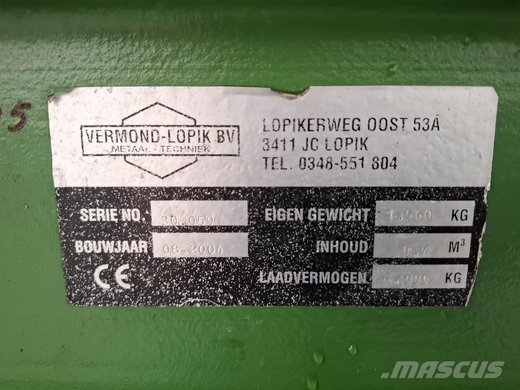Vermond houtsnipperkipper Sonstige Forstmaschinen