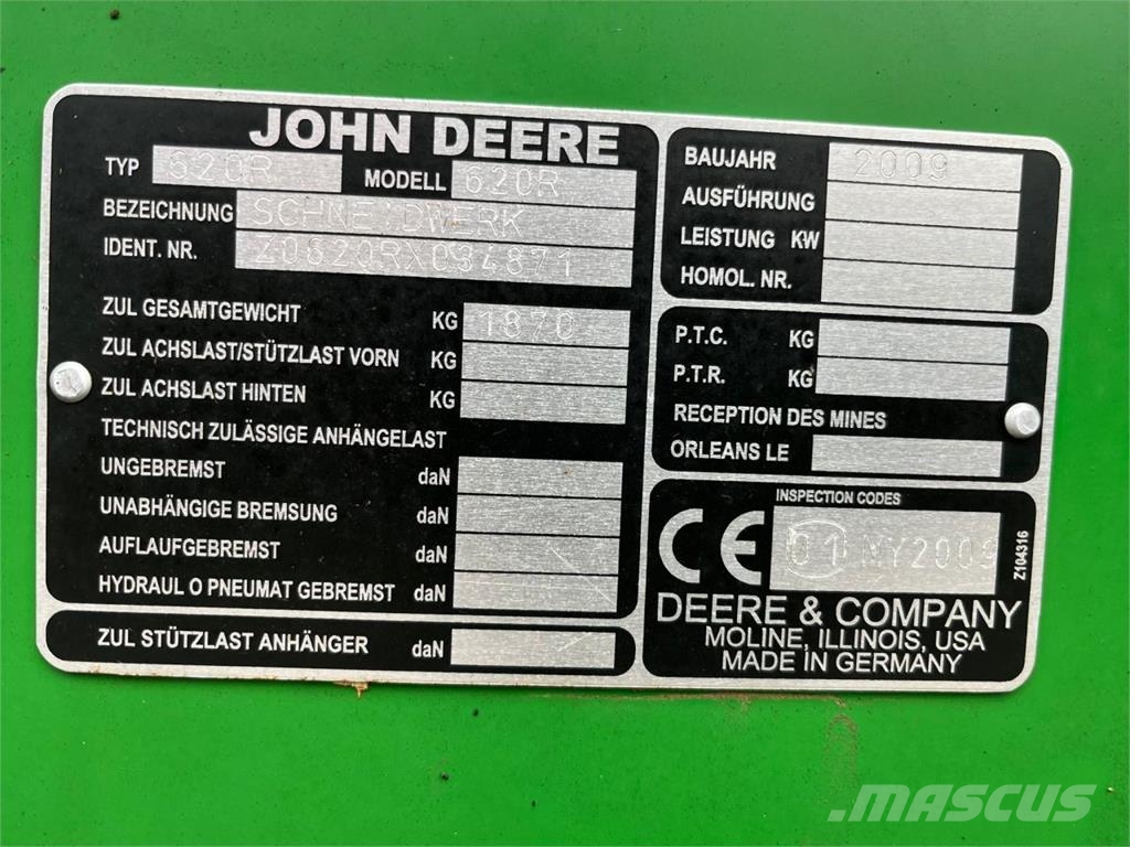 John Deere W650 Mietitrebbiatrici