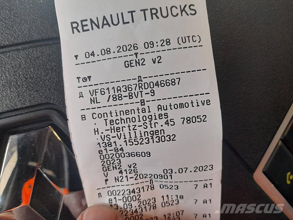Renault T 480 X-LOW MEGA وحدات الجر