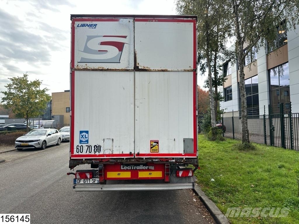 Lecitrailer Tautliner Lift axle Tents puspiekabes