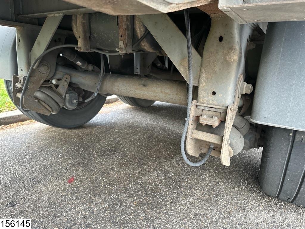 Lecitrailer Tautliner Lift axle Tents puspiekabes