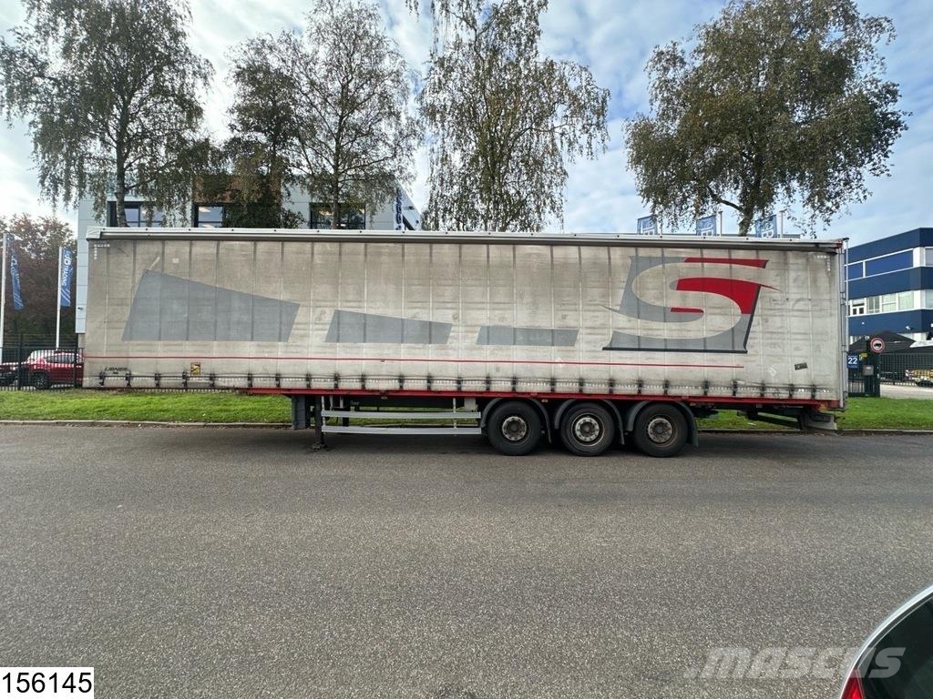 Lecitrailer Tautliner Lift axle Tents puspiekabes