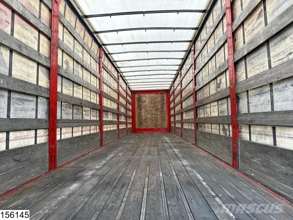 Lecitrailer Tautliner Lift axle Tents puspiekabes