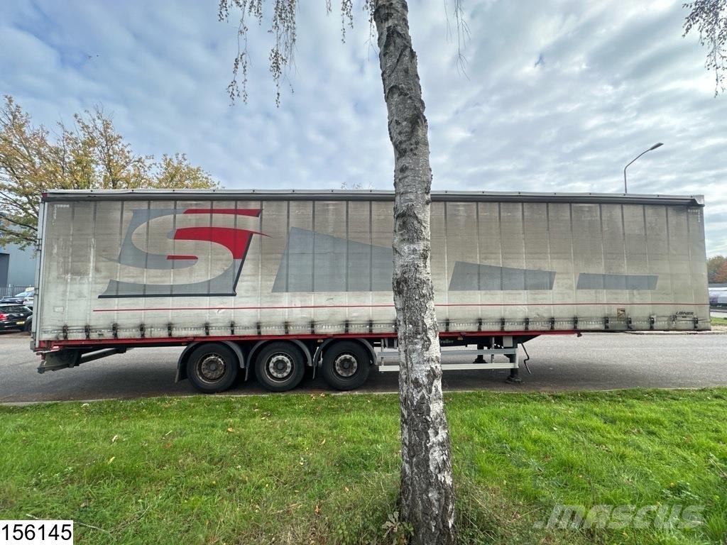 Lecitrailer Tautliner Lift axle Tents puspiekabes