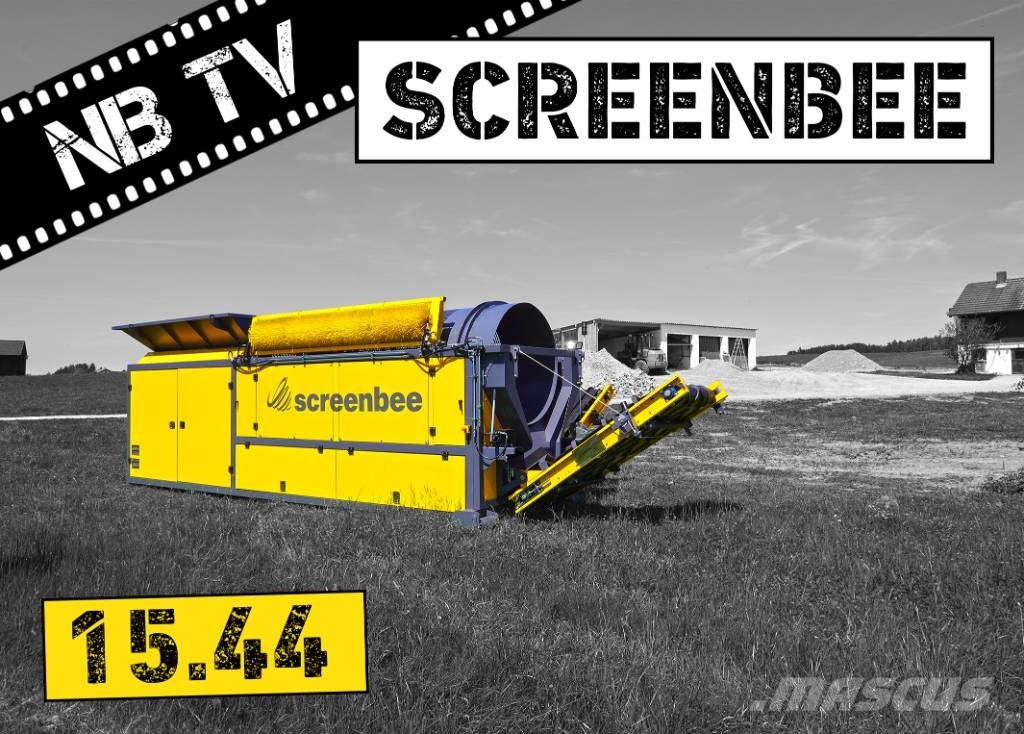 ScreenBee 15.44 Trommelsiebanlage auf Hakenlift 矿石筛