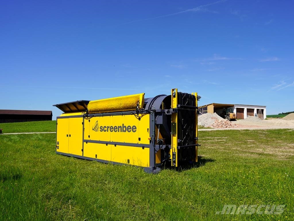 ScreenBee 15.44 Trommelsiebanlage auf Hakenlift 矿石筛