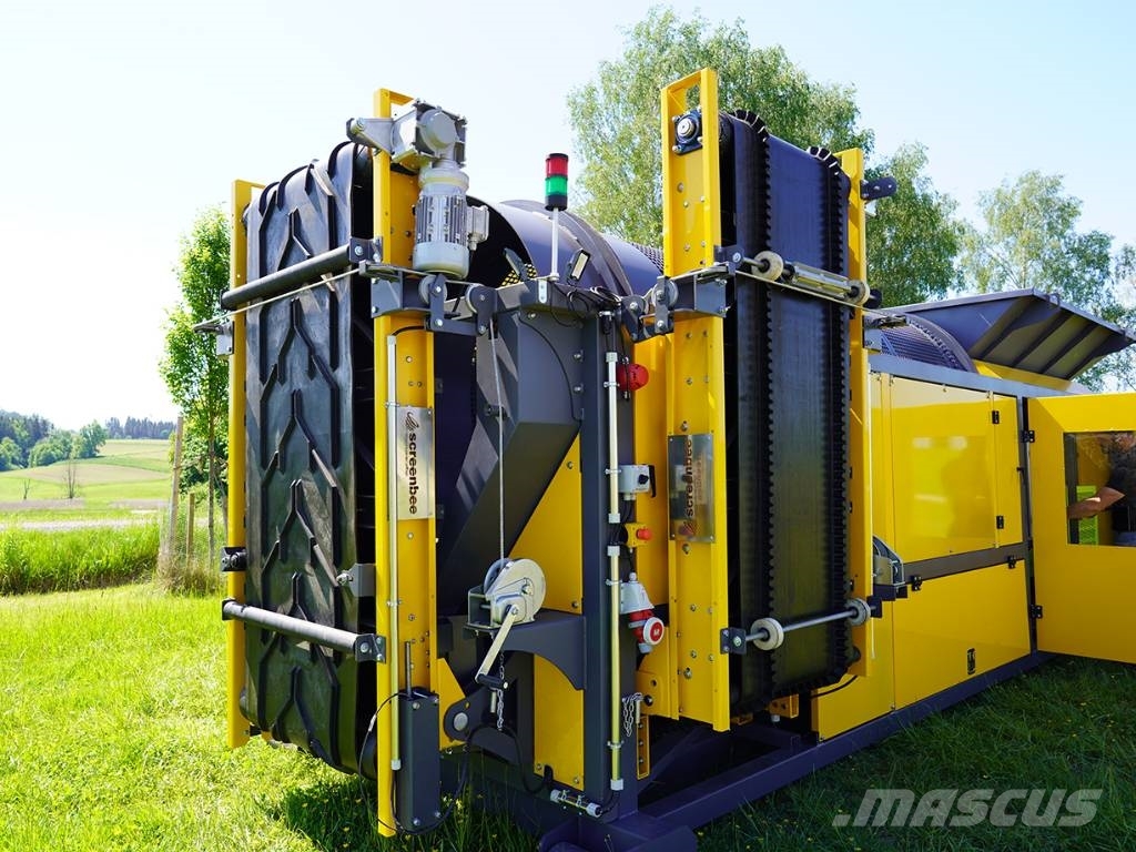 ScreenBee 15.44 Trommelsiebanlage auf Hakenlift 矿石筛