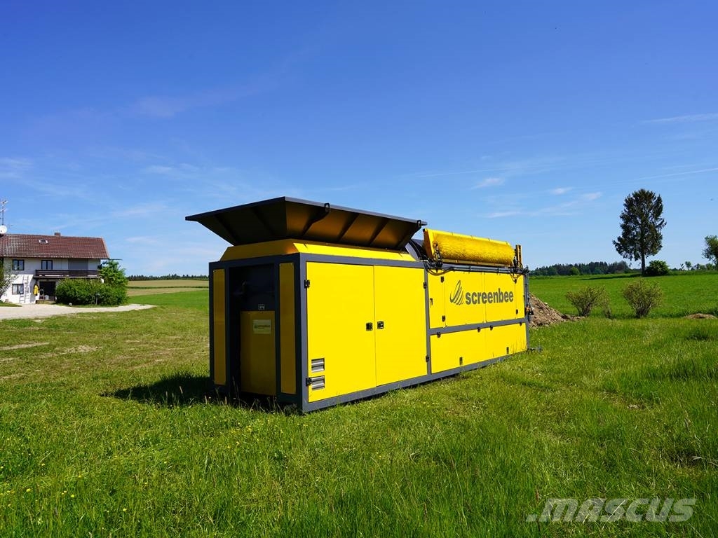 ScreenBee 15.44 Trommelsiebanlage auf Hakenlift 矿石筛