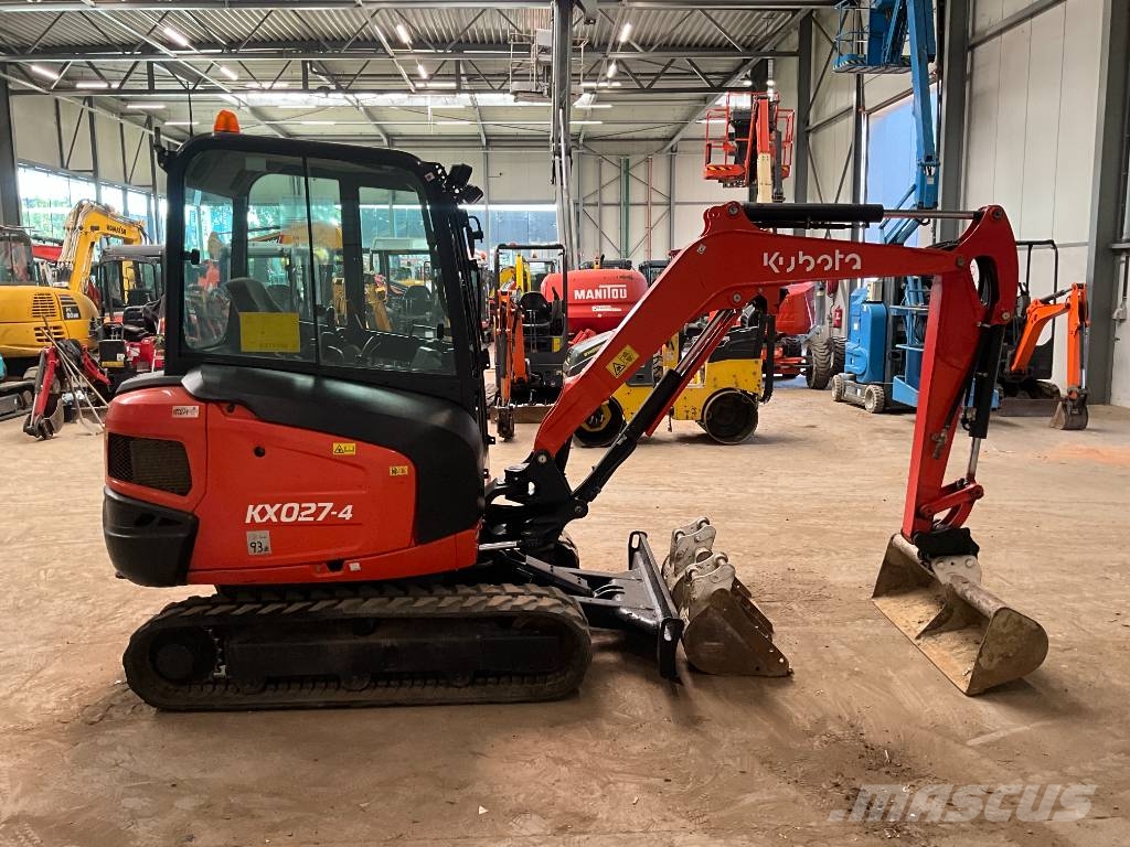 Kubota KX 027-4 Mini ekskavatörler, 7 tona dek