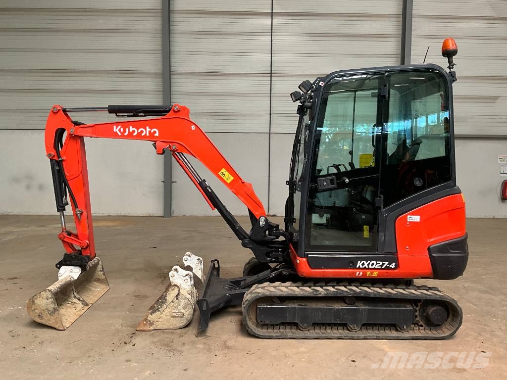 Kubota KX 027-4 Mini ekskavatörler, 7 tona dek